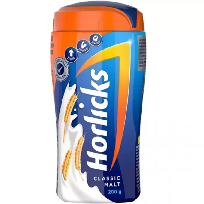 HORLICKS CLASSIC MALT JAR 200 gm