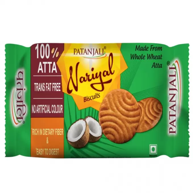 PATANJALI NARIYAL BISCUITS 225 gm