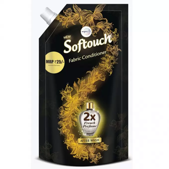 WIPRO SOFTOUCH FABRIC CONDITIONER AFTER WASH  POUCH 120 ml