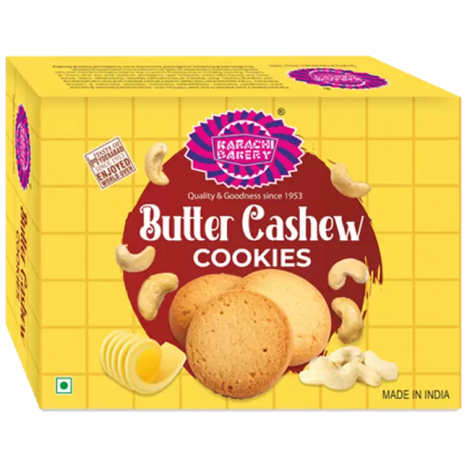 KARACHI BUTTER CASHEW COOKIES 400g 400 gm