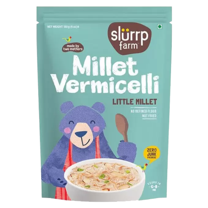 SLURRP FARM MILLET LITTLE MILLET VERMICELLI 180GM 180 gm