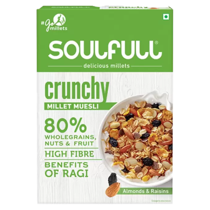 SOULFULL CRUNCHY MILLET MUESLI 400 gm