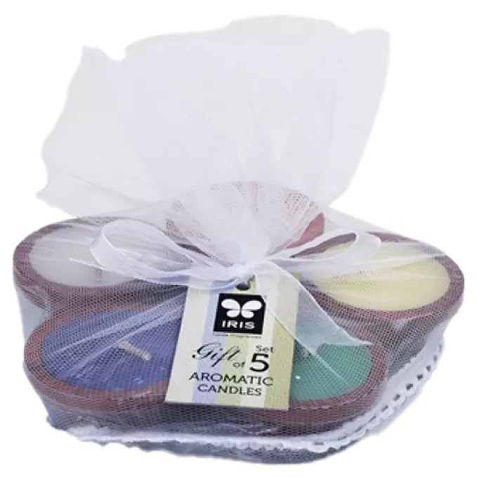 IRIS AROMATIC CANDLES 5SET 5 Nos