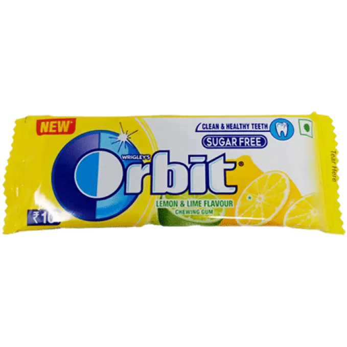 ORBIT LEMON & LIME FLAVOUR 6.6 G 6.6 gm