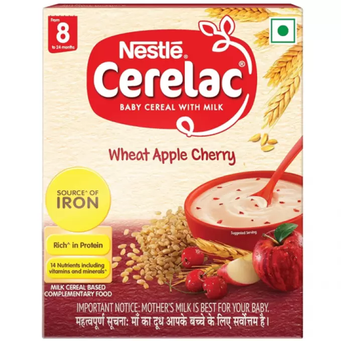 CERELAC WHEAT APPLE CHERRY (STAGE 2) 300 gm