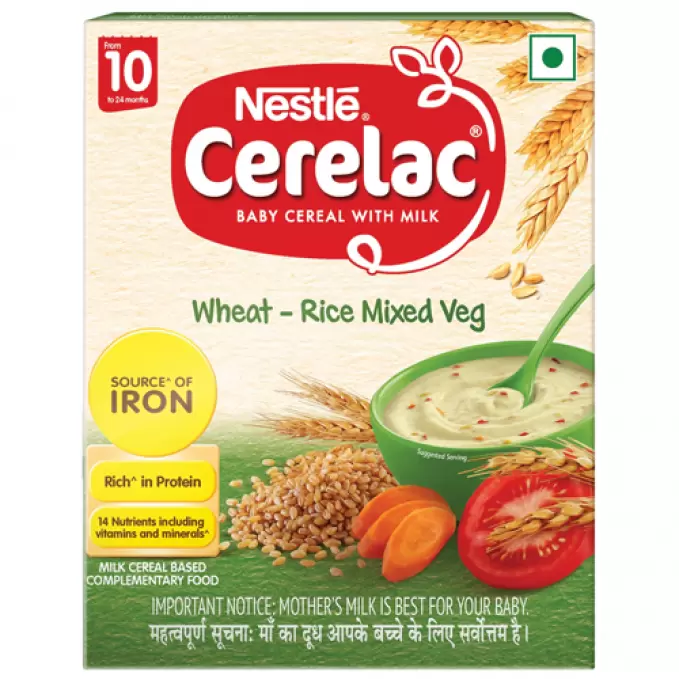 CERELAC WHEAT RICE MIXED-VEG (STAGE 3) 300 gm