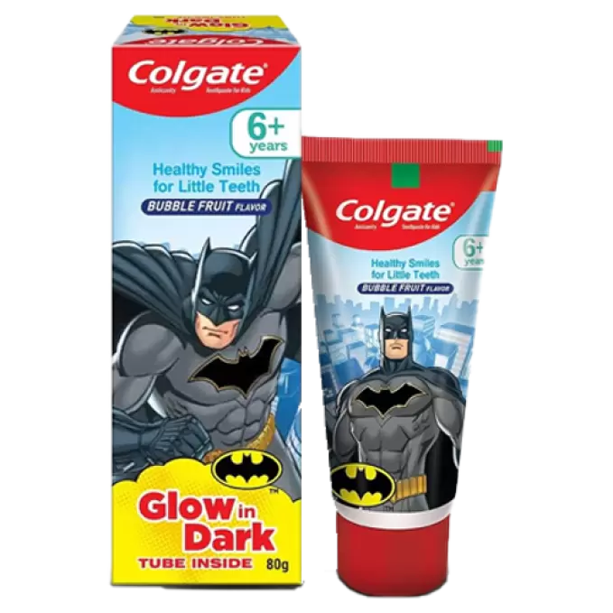 COLGATE KIDS BUBBLE FRUIT TOOTH PASTE (SPIDER MAN) 80 gm