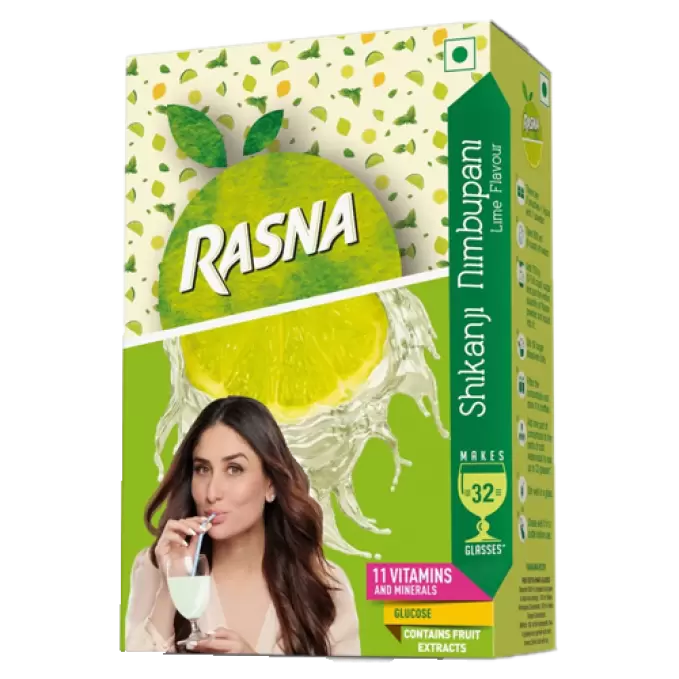 RASNA FRUIT FUN NIMBUPANI LIME (32GLASS) 1 Nos