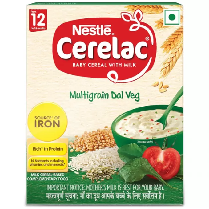 CERELAC MULTI GRAIN DAL VEG (STAGE 4) 300 gm