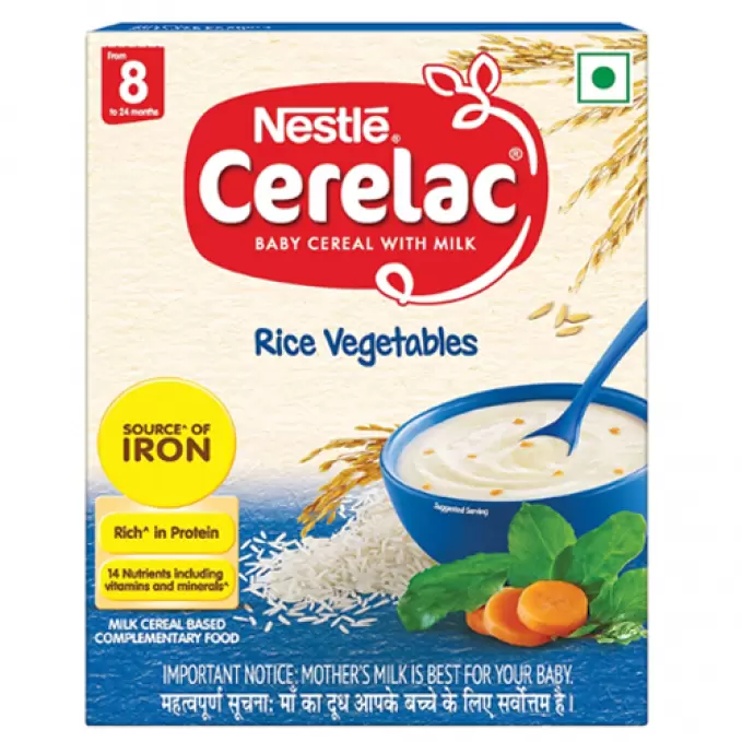 CERELAC RICE VEGETABLE (STAGE 2) 300 gm