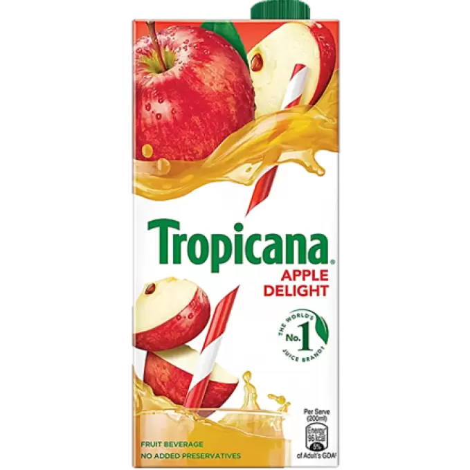 TROPICANA APPLE JUICE 1 l