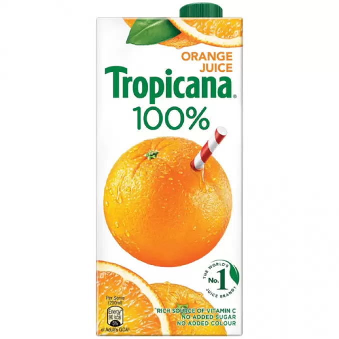 TROPICANA ORANGE 100% 1 l