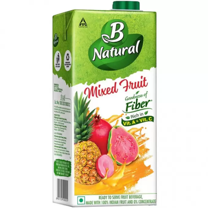 B NATURAL MIXED FRUIT JUICE 1 l