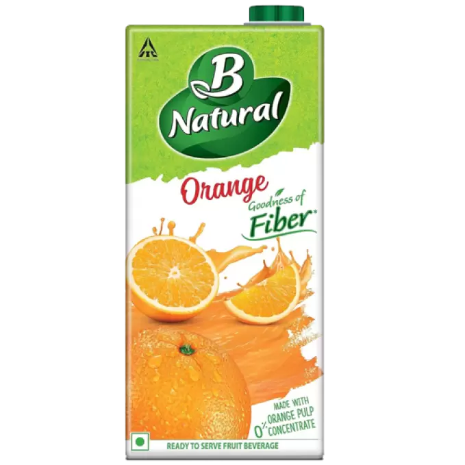 B NATURAL ORANGE OOMPH JUICE 1 l