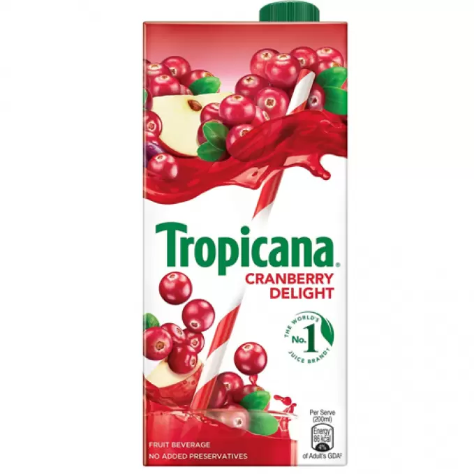 TROPICANA CRANBERRY TWIRL 1 l