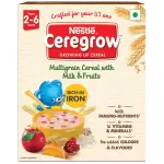 NESTLE CEREGROW MULTIGRAIN CEREAL MILK & FRUITS 300G  300gm