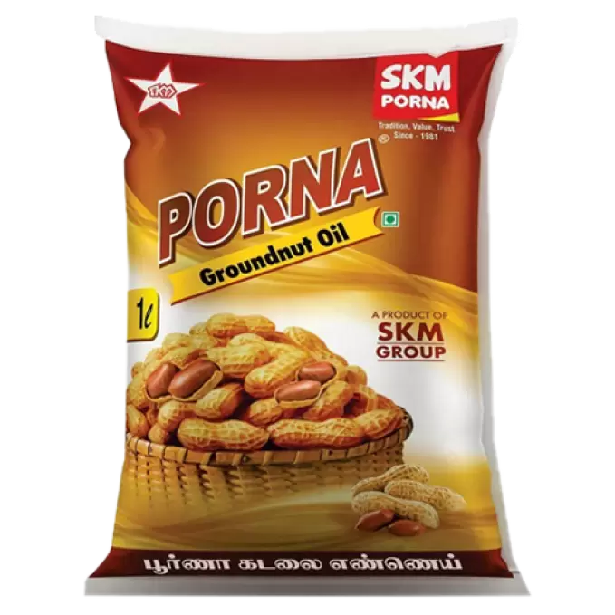 PORNA GROUNDNUT OIL  1 l