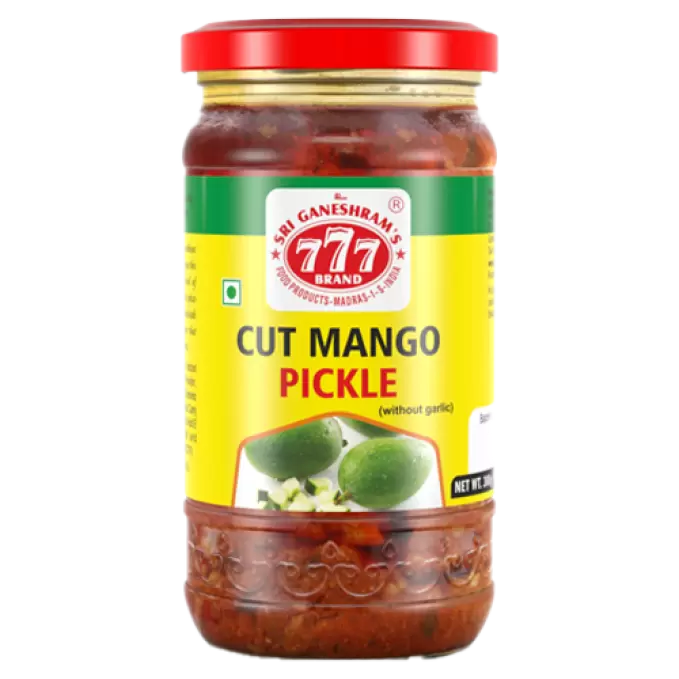 777 CUT MANGO PICKLE 300GM 300 gm