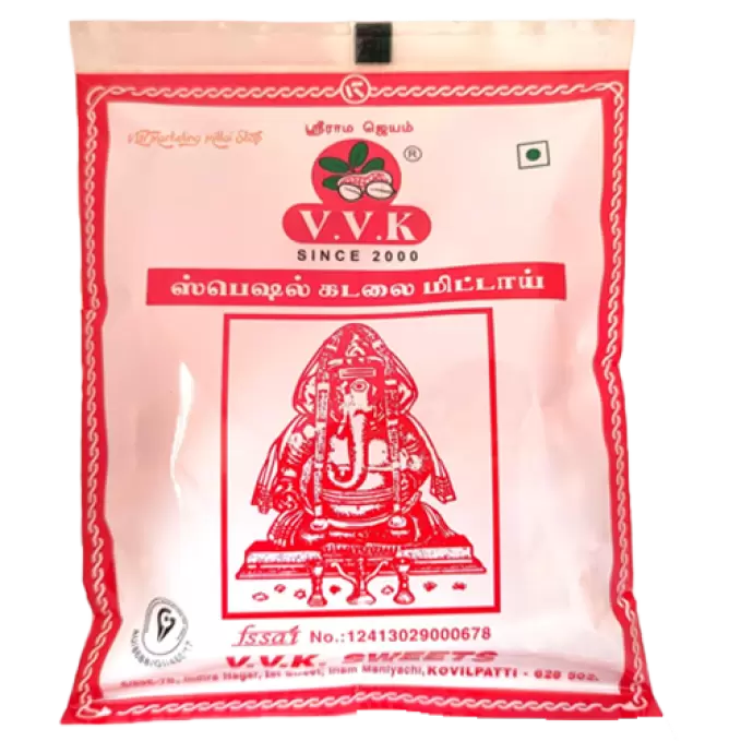 VVK GROUNDNUT SWEETS PKT 225 gm