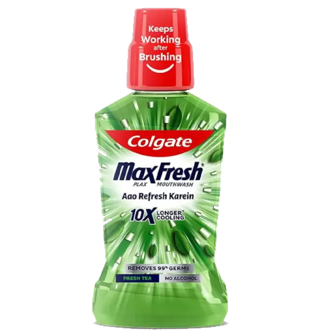 COLGATE PLAX FRESH TEA  MOUTH WASH 500 ml