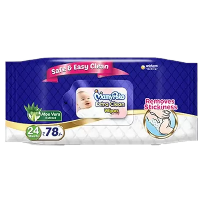 MAMY POKO BABY WIPES 24 Nos