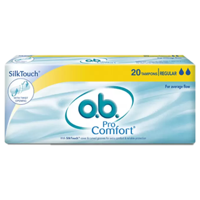 OB PRO COMFORT TAMPONS REGULAR 20 Nos