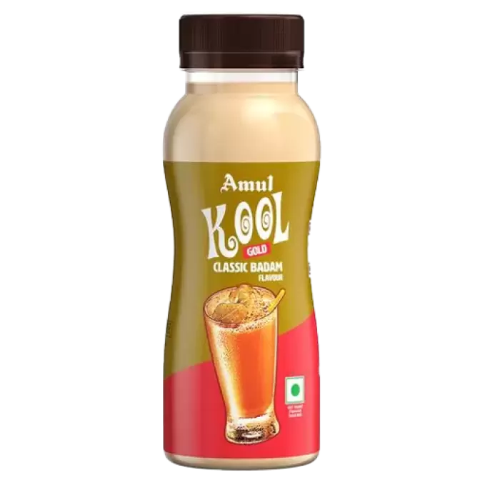 AMUL  GOLD KOOL CLASSIC BADAM  180 ml