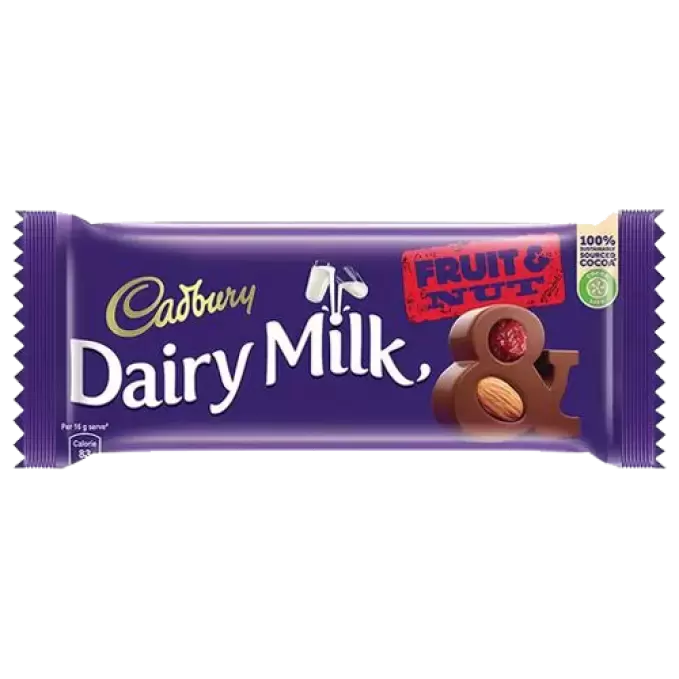 CADBURY DAIRY MILK FRUIT & NUT 36 gm