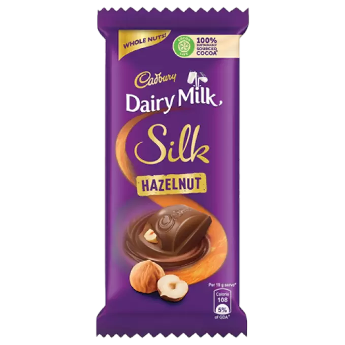 CADBURY DAIRY MILK SILK HAZELNUT 58 gm