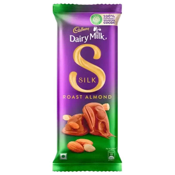 CADBURY DAIRY MILK SILK ROAST ALMOND 143 gm