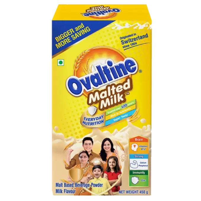 OVALTINE MALTED MILK FLAVOUR 450g REFILL 450 gm