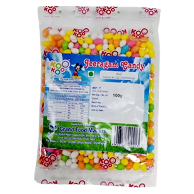 KOO KOO JEERAGAM CANDY 100GM 100 gm