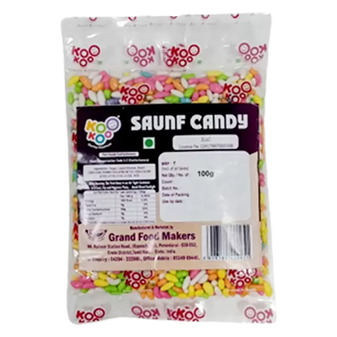 KOO KOO SAUNF CANDY 100GM 100 gm