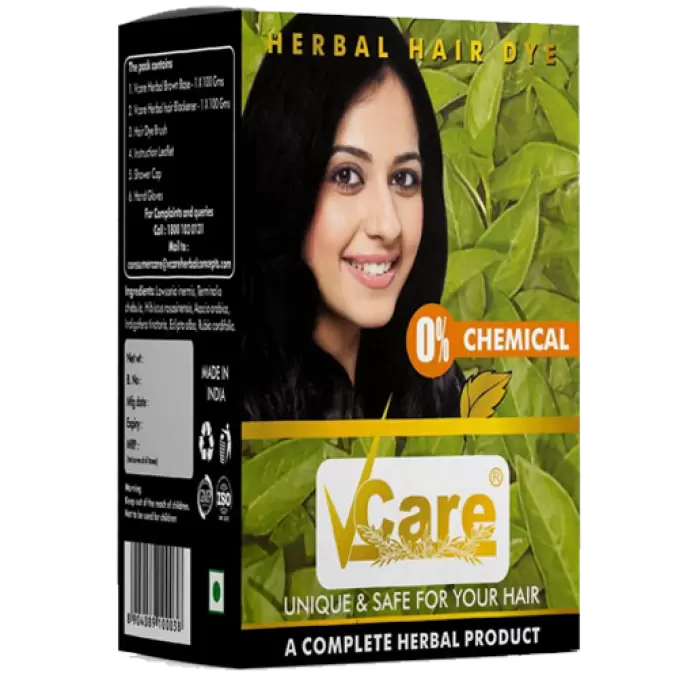 VCARE HERBAL HAIR DYE 2*30GM  30 gm