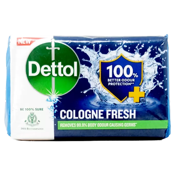 DETTOL COLOGNE FRESH SOAP 100GM 100 gm