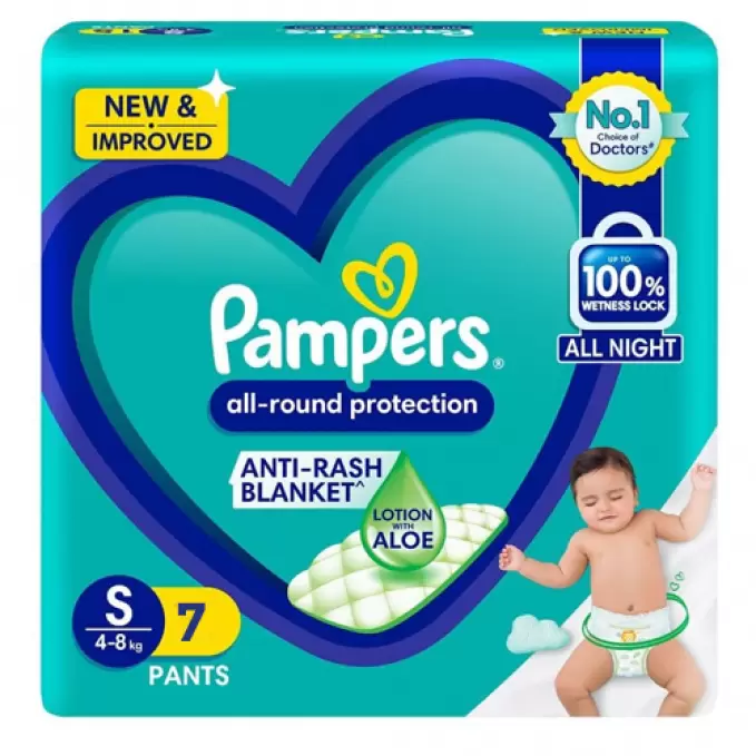 PAMPERS PANTS SMALL 7 Nos