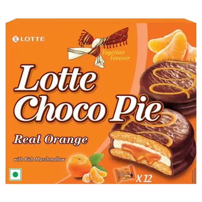 LOTTE CHOCOPIE ORANGE 12*28G 28 gm