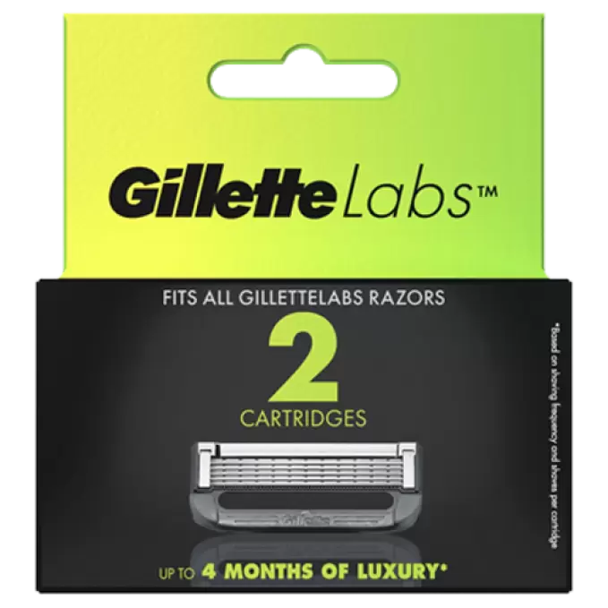 GILLETTE LABS CARTRIDGES 2S 2 Nos