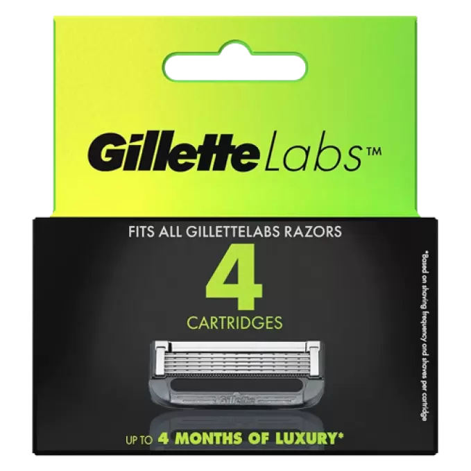 GILLETTE LABS CARTRIDGES 4S 4 Nos