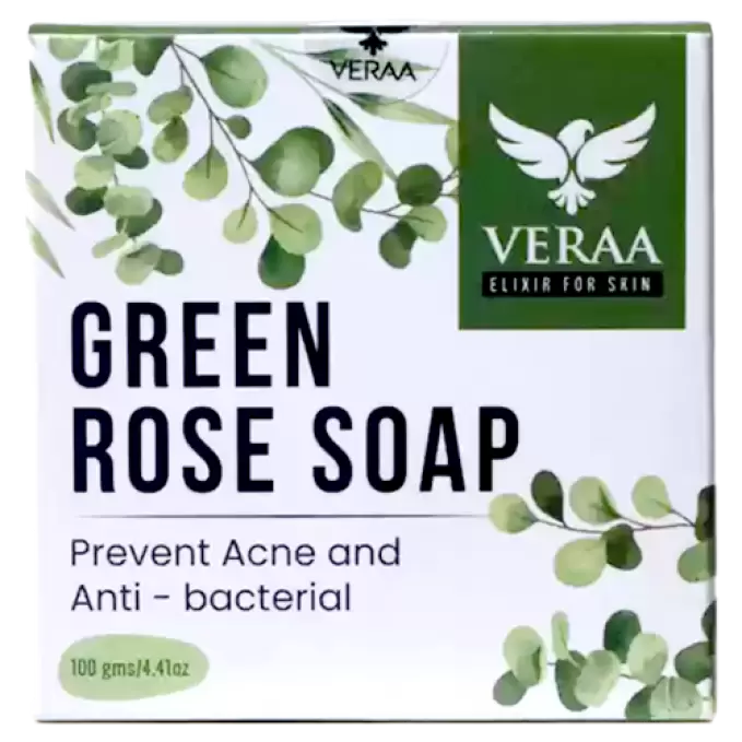 VERAA GREEN ROSE SOAP 100GM 100 gm