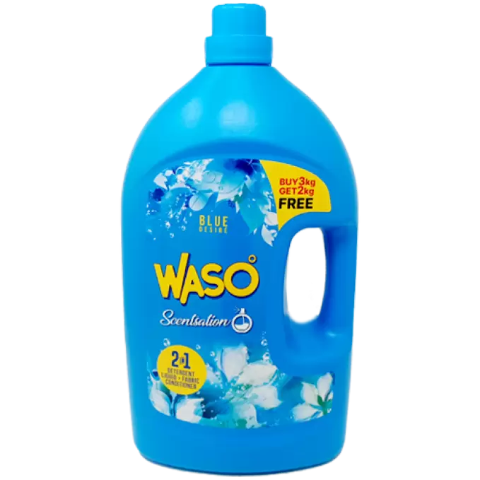 WASO 2IN1 BLUE DESIRE LIQUID 3LTR 3 l