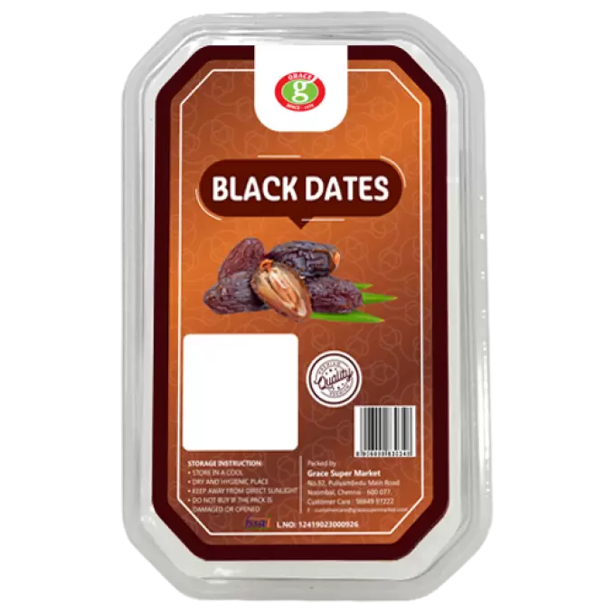 BLACK DATES 250GM 250 gm