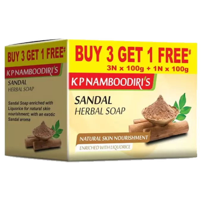 NAMBOODIRI S SANDAL HERBAL SOAP 3*100GM 100 gm