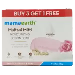 Mamaearth Multani Mitti Moisturizing Lotion Soap 4*125gm