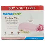 MAMAEARTH MULTANI MITTI MOISTURIZING LOTION SOAP 4*125GM 125gm