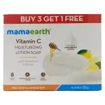 Mamaearth Vitamin C Moisturizing Lotion Soap 4*125gm
