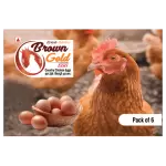 Brown Gold Farmed Country Egg 6pcs