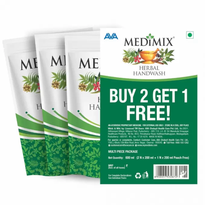 MEDIMIX HERBAL HAND WASH 2*200ML 200 ml