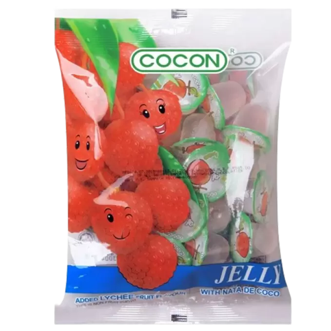 COCON LYCHEE FRUIT JELLY 300GM 300 gm