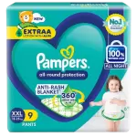 PAMPERS ALL NIGHT XXL 9Nos